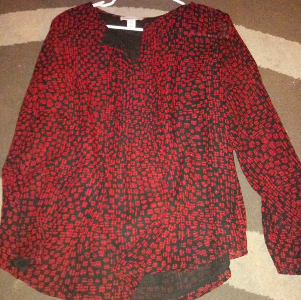 Coldwater Creek long sleeve blouse sz M